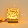 Creative and warm breastfeeding night light question mark children's fabric small table lamp Bedroom bedside lamp sleep atmosphere light gift panda Item Picture